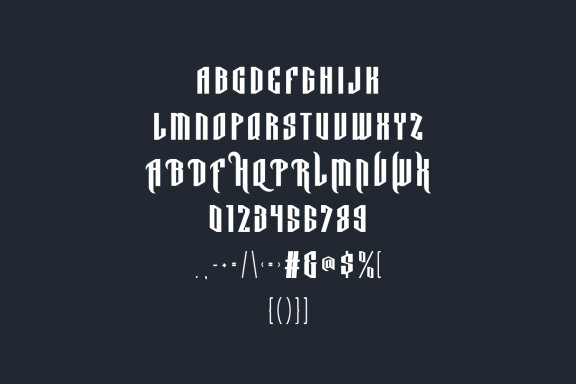 Vlafio Rodzhem Music Display Font Decorative