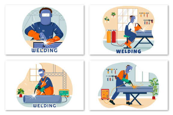 9 Welding Service Illustration