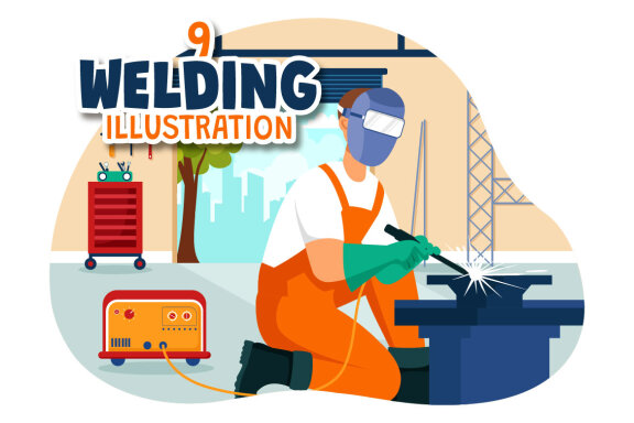 9 Welding Service Illustration