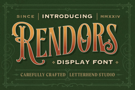 Ronders Display Font