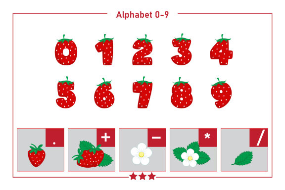 Strawberry Color Font