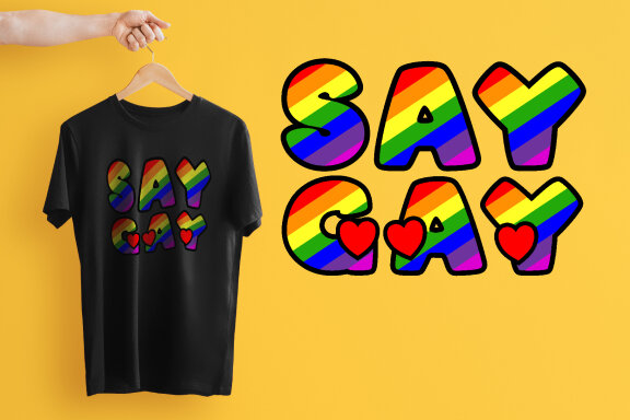 Rainbow Pride Color fonts