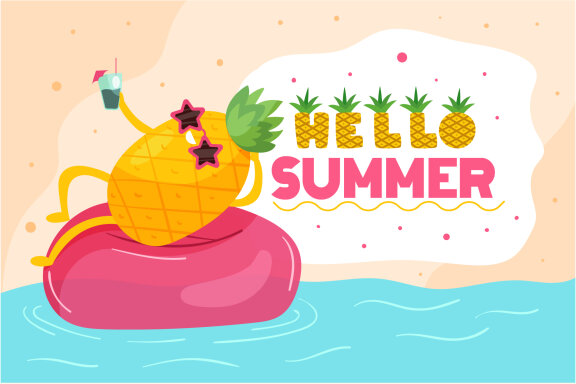 Pineapple color Fonts