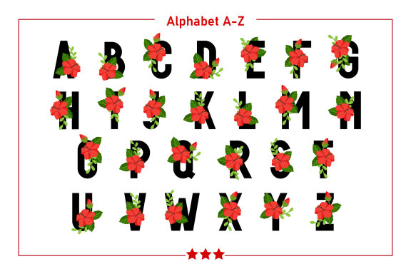 Hibiscus Color Fonts