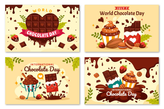 13 World Chocolate Day Illustration
