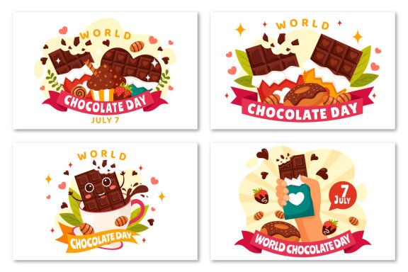 13 World Chocolate Day Illustration