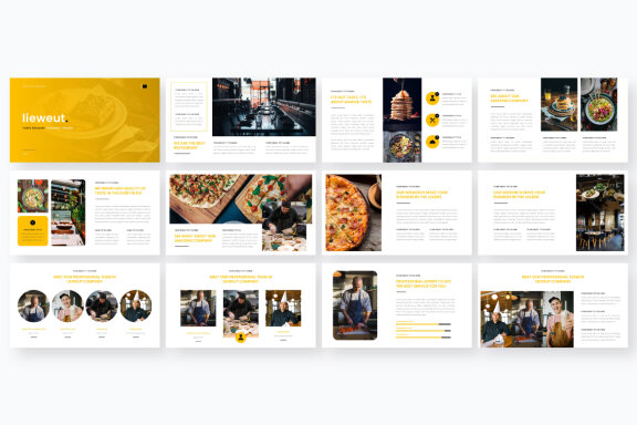 Lieweut - Food & Restaurant Google Slides Template
