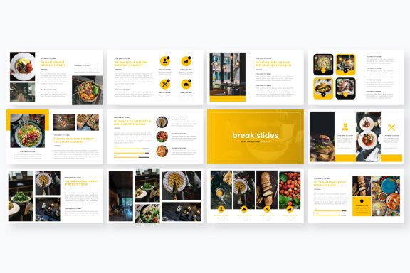 Lieweut - Food & Restaurant Google Slides Template