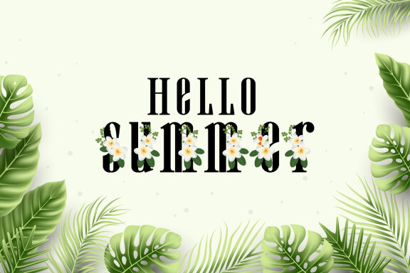 Plumeria Monogram Color Fonts