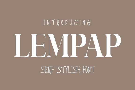 Lempap font