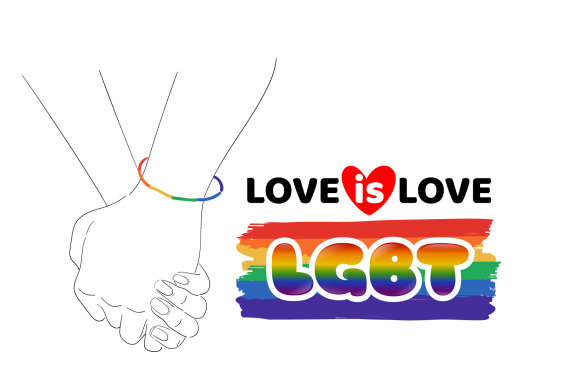 LGBTQ Rainbow Color Fonts