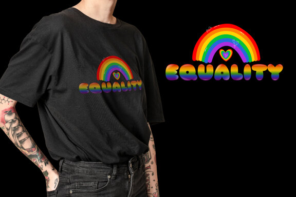 LGBTQ Rainbow Color Fonts