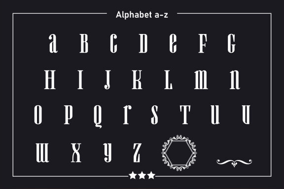 Alice Monogram Decorative Fonts