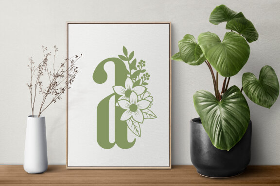 Spring Monogram Fonts