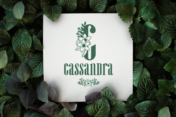Spring Monogram Fonts