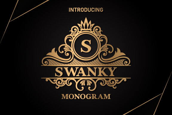 Swanky Monogram Fonts