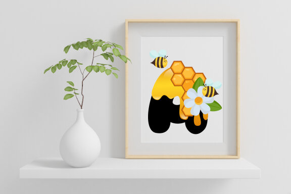 Honey Bee Color Fonts