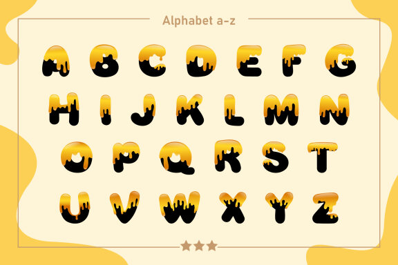 Honey Bee Color Fonts