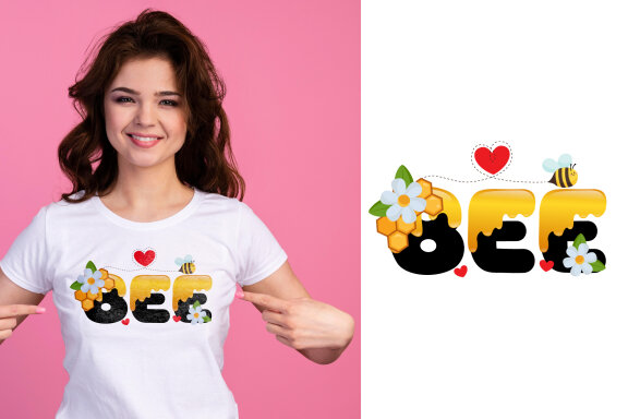 Honey Bee Color Fonts