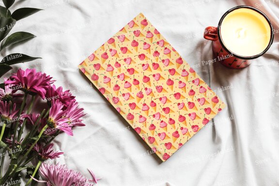 6 FREE Digital Papers - Ice Cream