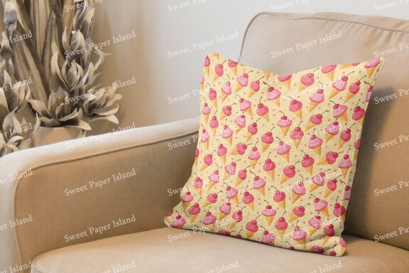 6 FREE Digital Papers - Ice Cream