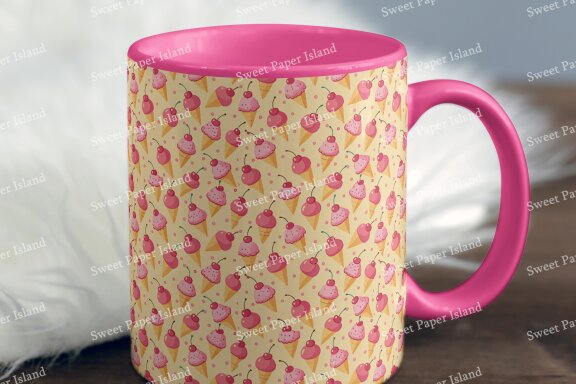 6 FREE Digital Papers - Ice Cream