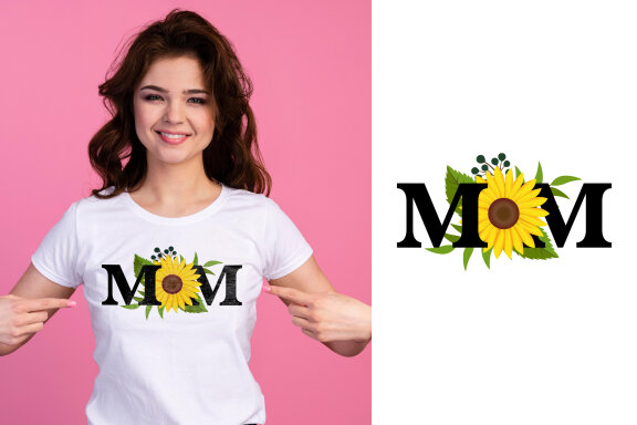 Sunflower Monogram Color Fonts