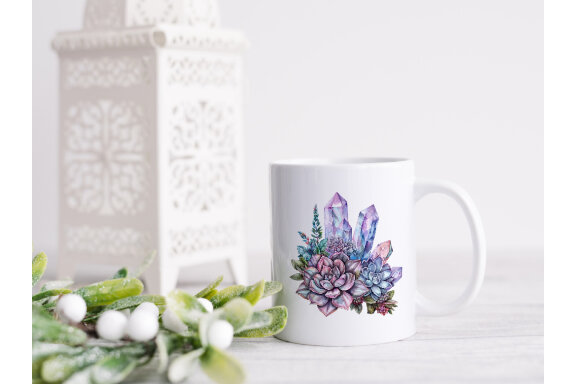 Succulent Crystals Clipart