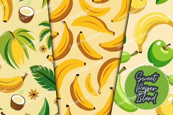 6 FREE Digital Papers - Fruit Club