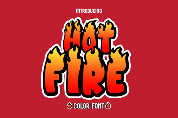 Hot Fire Font