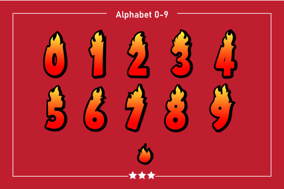Hot Fire Font