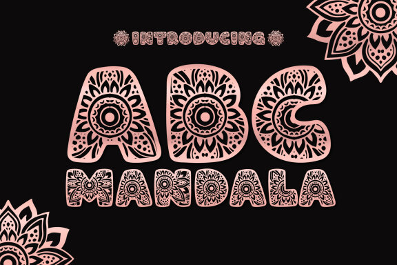 ABC Mandala Fonts