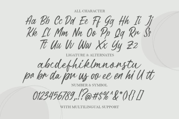 Maidena Glacier - Handwritten Brush Script