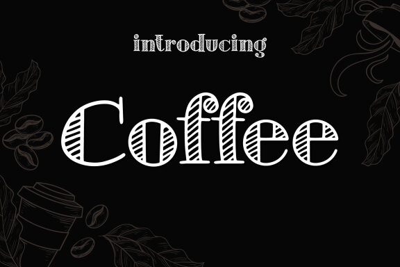 Coffee font