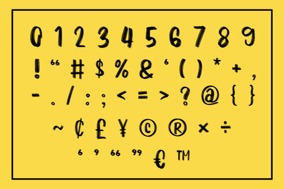 Lemon Bitmap Font