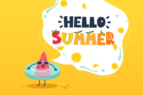 Cute Fruit Color Font