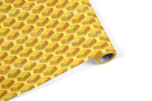 Pack Of 13 Digital Papers Patterns - Pixel Food Delivery 