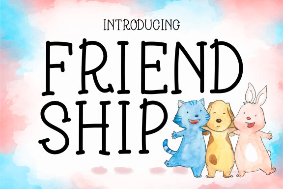 Friendship Fonts