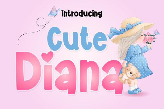 Cute Diana Fonts