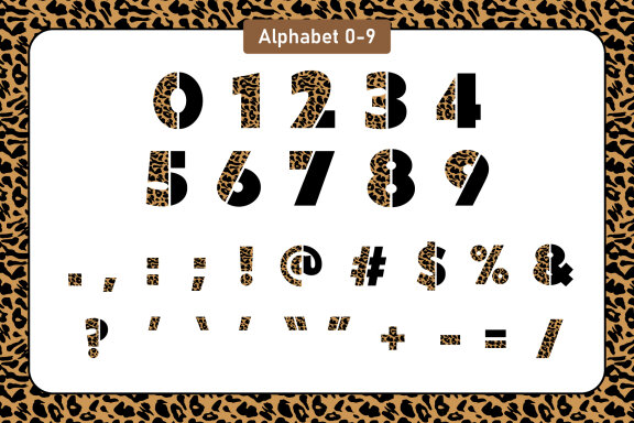 Half Cheetah Color fonts