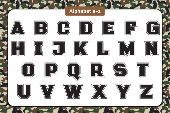 Half Soldier Color Fonts
