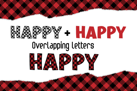 Buffalo Plaid Decorative Fonts