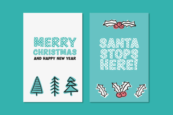 Buffalo Plaid Decorative Fonts