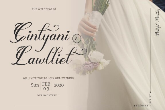 Bebegik Panthay | Calligraphy Script