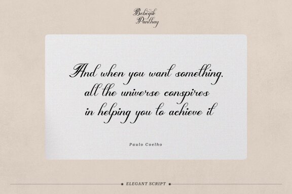 Bebegik Panthay | Calligraphy Script
