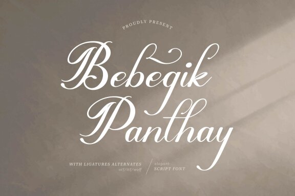 Bebegik Panthay | Calligraphy Script
