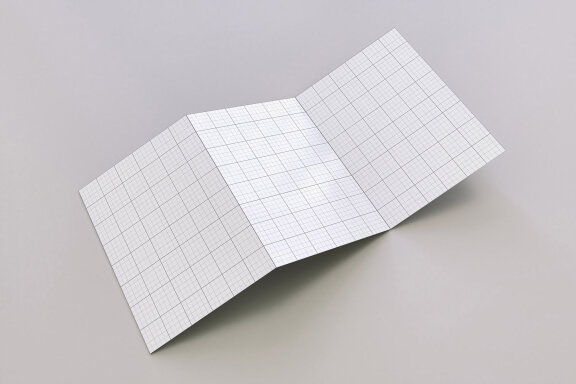 A5 A4 Tri and Bifold Brochure Mockup