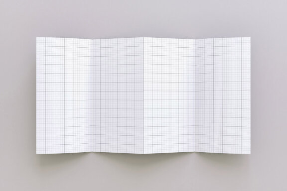 Four Accordion Fold Brochure Mockup