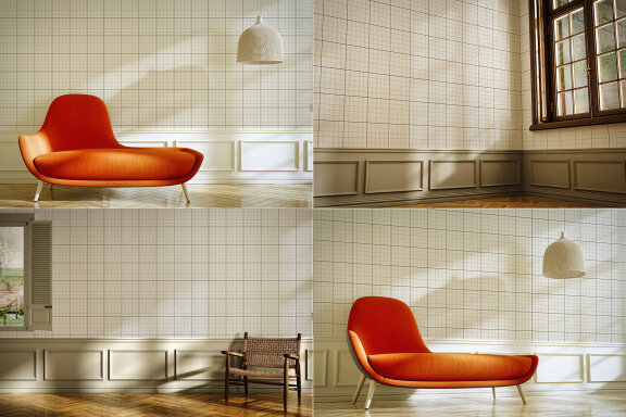 Indoor Wall Paper Mockups