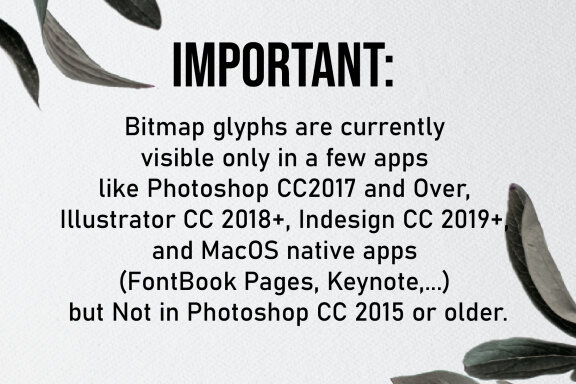 Balloon Groovy Bitmap and Color Font
